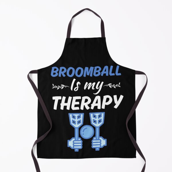 Item preview, Broomball es mi terapia, divertido jugador amante del broomball. designed and sold by NBSStore.