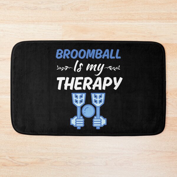 Item preview, Broomball es mi terapia, divertido jugador amante del broomball. designed and sold by NBSStore.