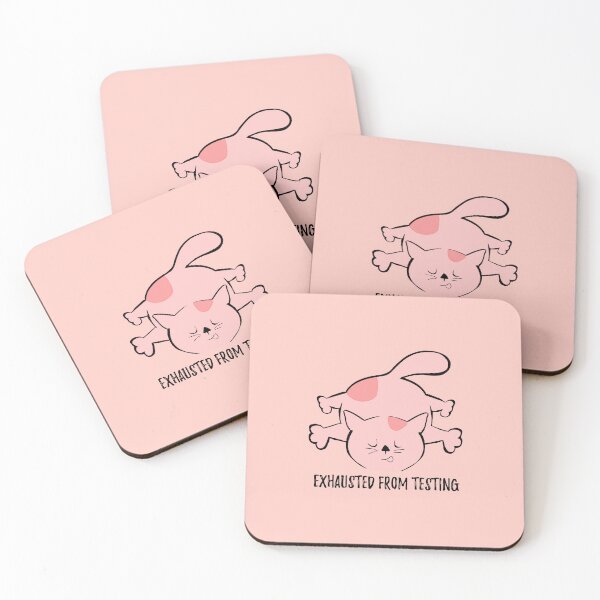Item preview, QA Engineer - tester - funny cat designed and sold by stayartsy07.