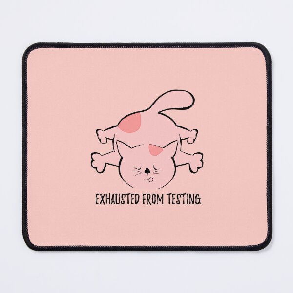 Item preview, QA Engineer - tester - funny cat designed and sold by stayartsy07.