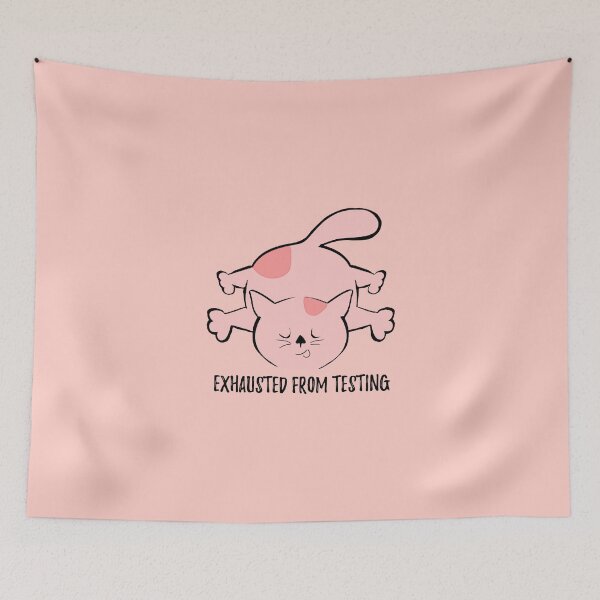 Item preview, QA Engineer - tester - funny cat designed and sold by stayartsy07.
