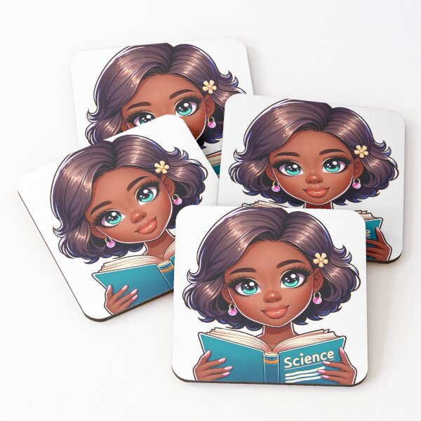 Item preview, Science matters: Young Black Woman Reading Science Text designed and sold by JGatz.