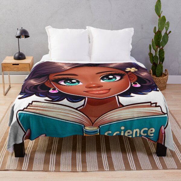 Item preview, Science matters: Young Black Woman Reading Science Text designed and sold by JGatz.