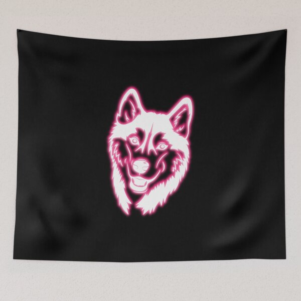 Item preview, Pink Neon Husky  designed and sold by Heraldry design.
