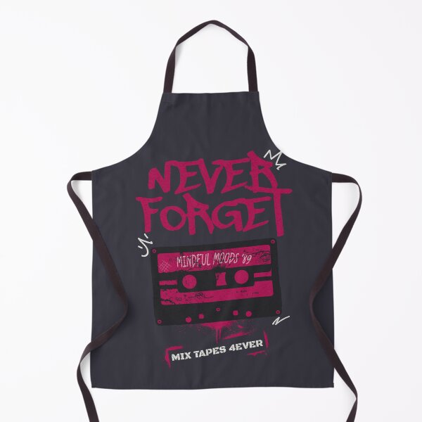 Item preview, Never Forget - Retro Mixtape Nostalgia (Red) designed and sold by Sir Meow Meow.