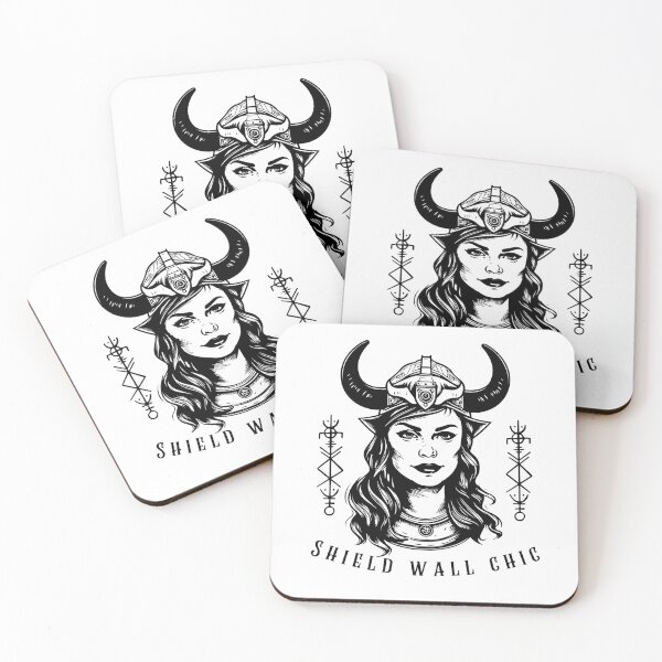Item preview, Viking shield maiden female warrior valkyrie norse woman designed and sold by Lady-Frost.