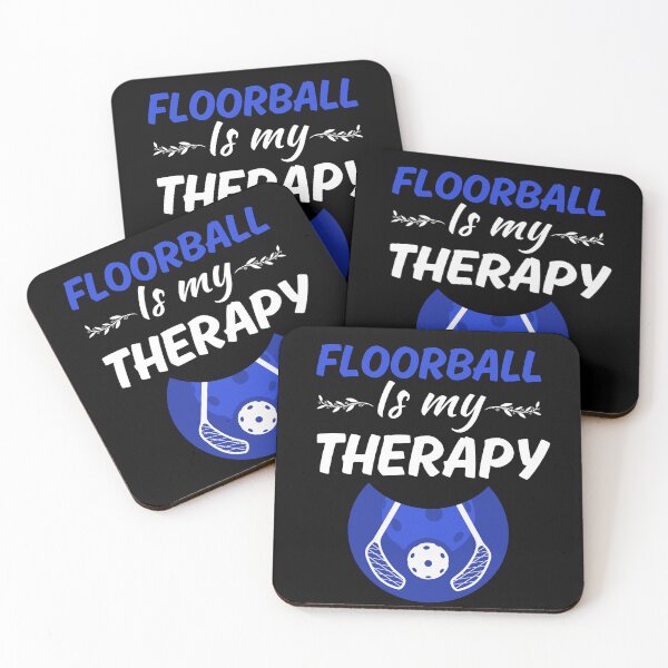 Item preview, Floorball is my therapy, funny floor ball or unihockey sport club player quote designed and sold by NBSStore.