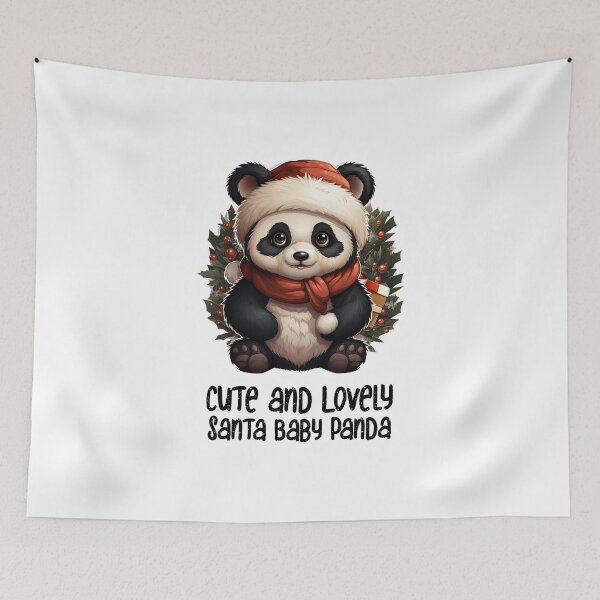 Item preview, Cute and Lovely Santa Panda-Christmas Santa Sweet Panda  designed and sold by Mohammed Sohail Khan.