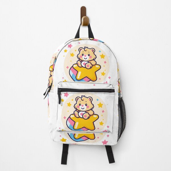 Item preview, Cute little bear on a colorful star designed and sold by hellolen.