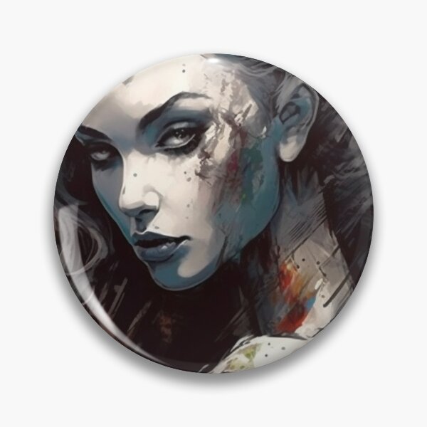 Item preview, Woman Art Female Themed Abstract Oil Painting About Women Shades of Gray B193-2 designed and sold by MPCFICTION.