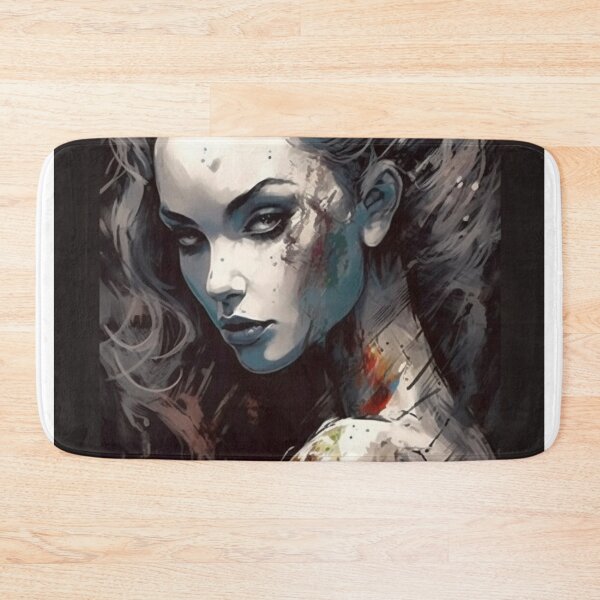 Item preview, Woman Art Female Themed Abstract Oil Painting About Women Shades of Gray B193-2 designed and sold by MPCFICTION.
