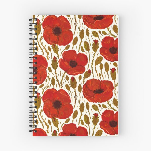 Item preview, Red Poppy Flowers: Large Floral Pattern - Bloomcore designed and sold by rnmarts.