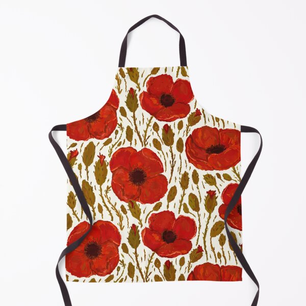 Item preview, Red Poppy Flowers: Large Floral Pattern - Bloomcore designed and sold by rnmarts.