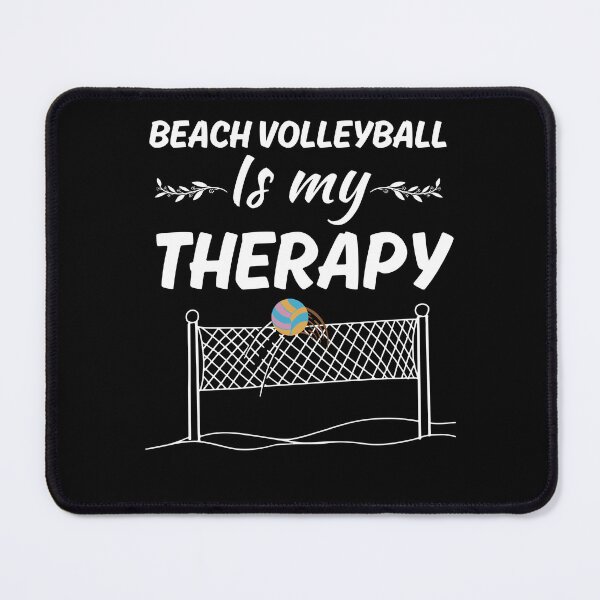 Item preview, Beach volleyball is my therapy, funny sand beach volleyball sport or game lovers player designed and sold by NBSStore.
