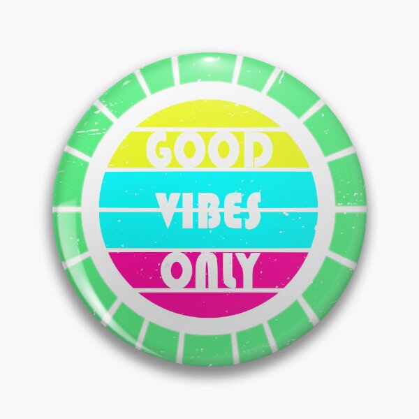 Item preview, Good Vibes Only Positive Vibrations Mellow Green True Colors designed and sold by ShineSmileLove.