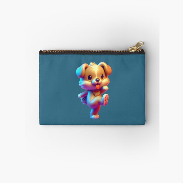 Item preview, Dancing 3D Cute Dog, Vibrant 3D Adorable Dog, A Colorful Kawaii Dog while Dancing designed and sold by SnuggleSafari.