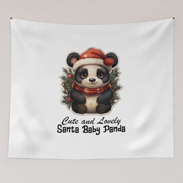 Item preview, Cute and Lovely Santa Panda-Christmas Santa Sweet Panda  designed and sold by Mohammed Sohail Khan.