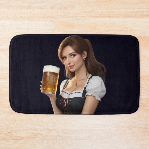 Item preview, Oktoberfest beautiful girl with beer stein designed and sold by JackFreestone.