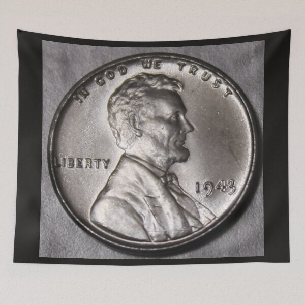 Item preview, 1943 Lincoln Cent Steel Penny designed and sold by coinsxcrochet.