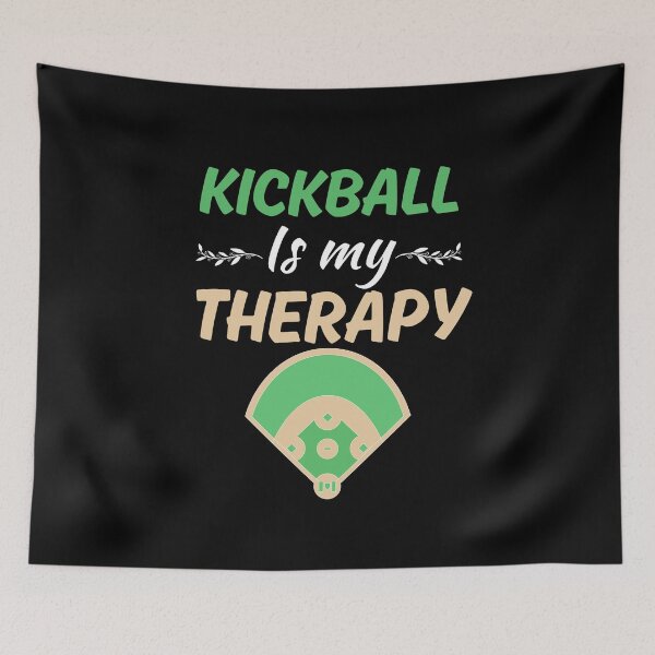 Item preview, Kickball is my therapy, funny kickballer, kick ball sport lover or player designed and sold by NBSStore.