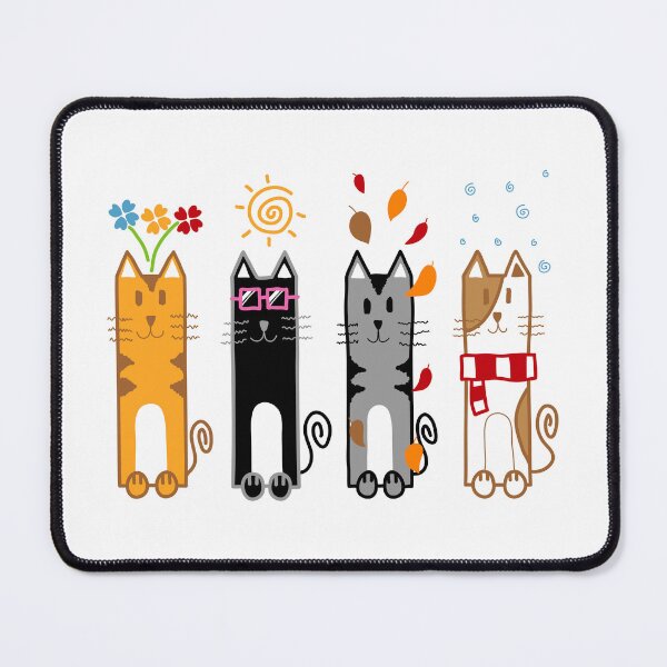 Item preview, Four season cats designed and sold by romanticfatman.