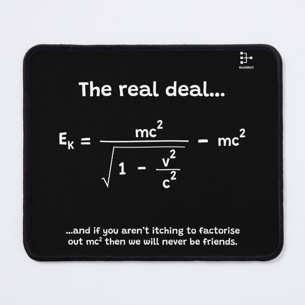 Item preview, E = mc2, The Complete Equation designed and sold by geekshirt-io.