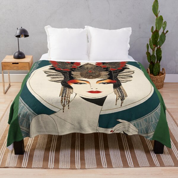 Item preview, Erté Style Fashion Print Art Deco Lady designed and sold by CyberArtistOne.