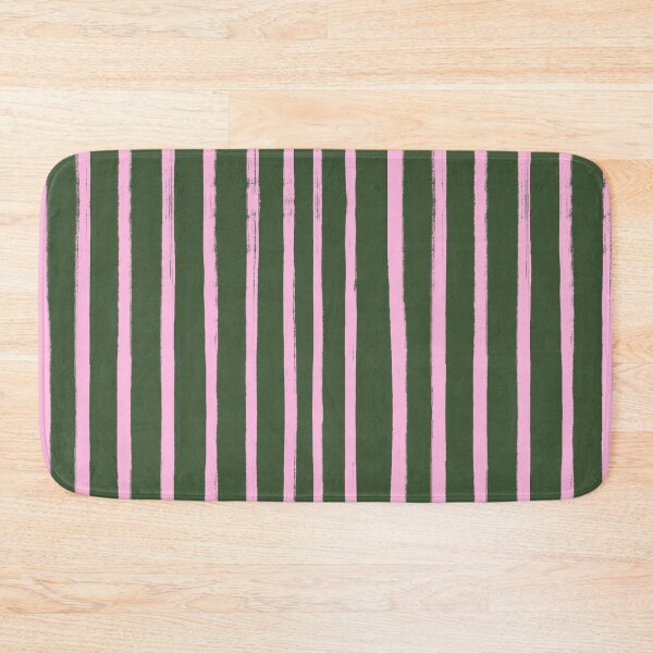 Item preview, Pink and Green Stripes Pattern designed and sold by OneThreeSix.