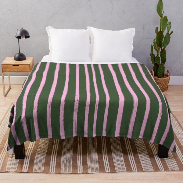 Item preview, Pink and Green Stripes Pattern designed and sold by OneThreeSix.