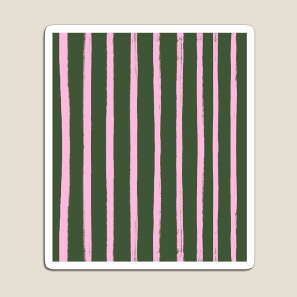 Item preview, Pink and Green Stripes Pattern designed and sold by OneThreeSix.
