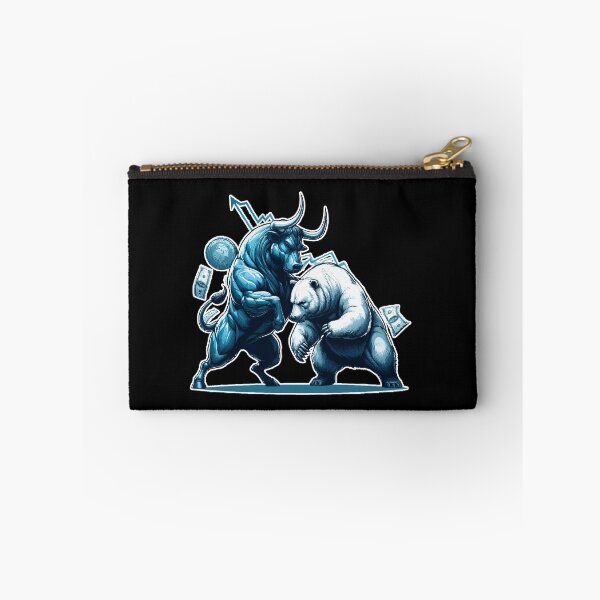 Item preview, Finance Bull Bear Fight Wall Street Gift designed and sold by Pineapple-Tree.