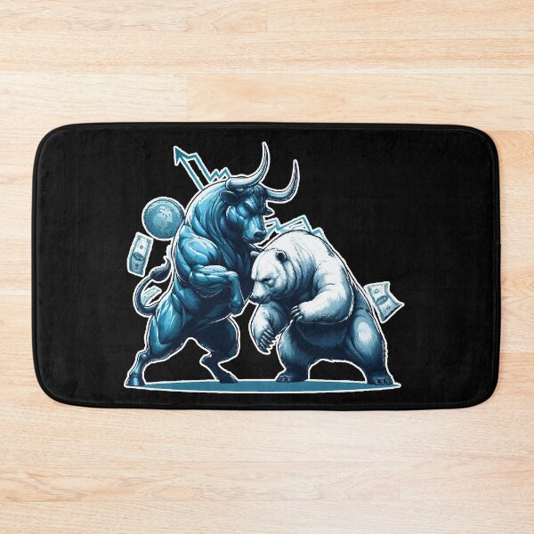 Item preview, Finance Bull Bear Fight Wall Street Gift designed and sold by Pineapple-Tree.