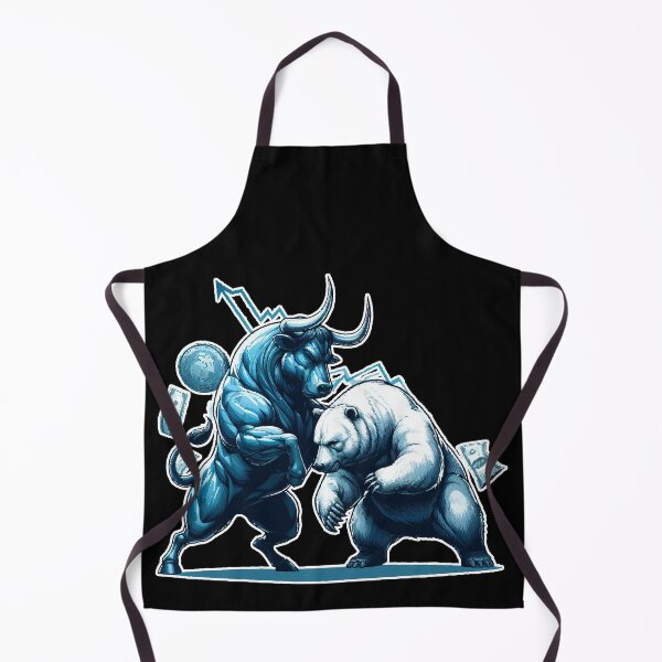 Item preview, Finance Bull Bear Fight Wall Street Gift designed and sold by Pineapple-Tree.
