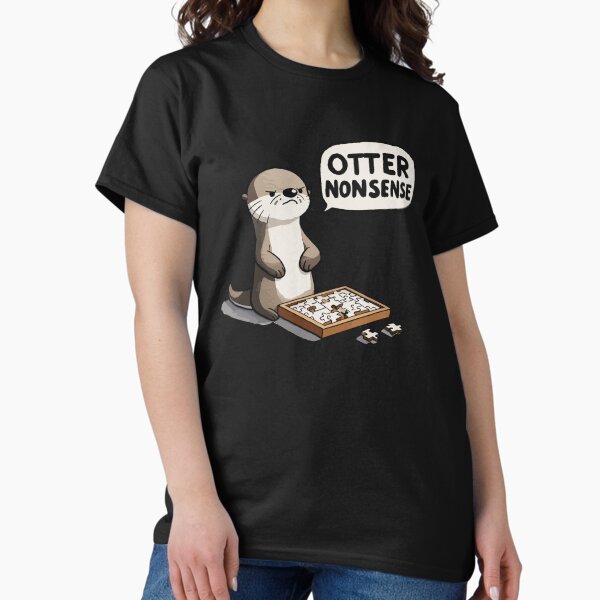 Artikel-Vorschau von Otter Nonsense Puzzle Game, designt und verkauft von DoodleDashShop.