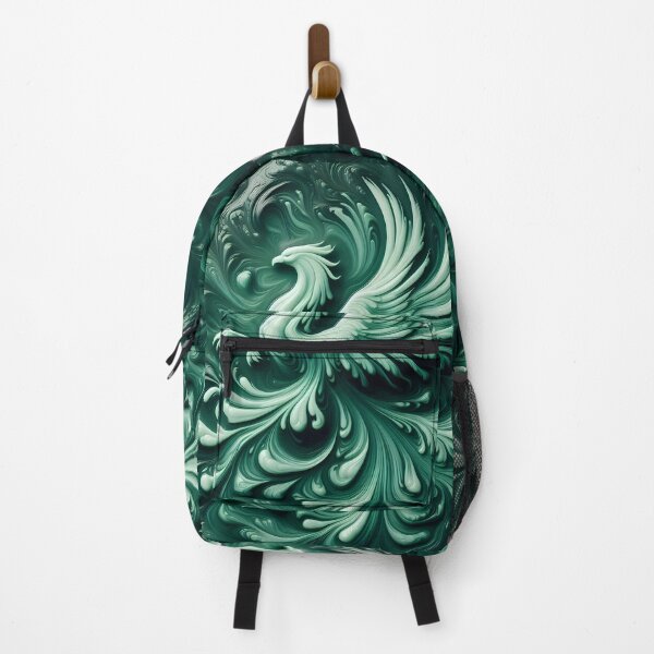 Item preview, Emerald Phoenix: Fluid Elegance designed and sold by AI-Only Creations.