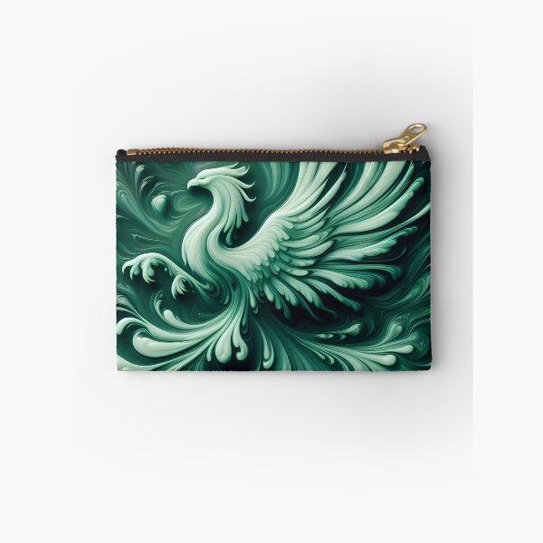 Item preview, Emerald Phoenix: Fluid Elegance designed and sold by AI-Only Creations.