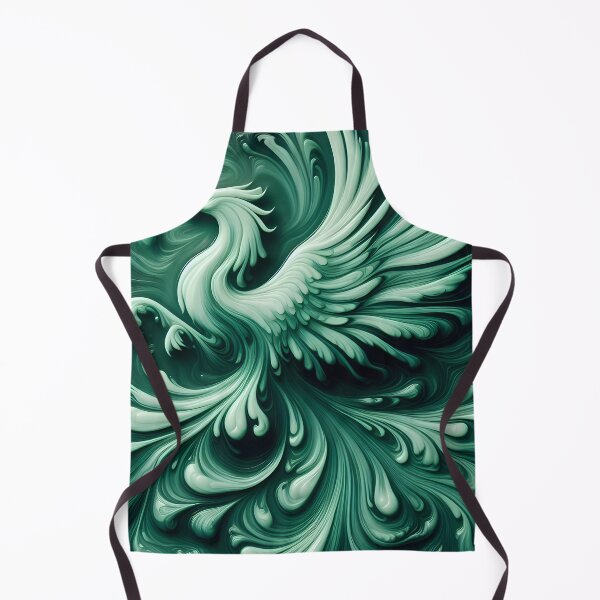 Item preview, Emerald Phoenix: Fluid Elegance designed and sold by AI-Only Creations.