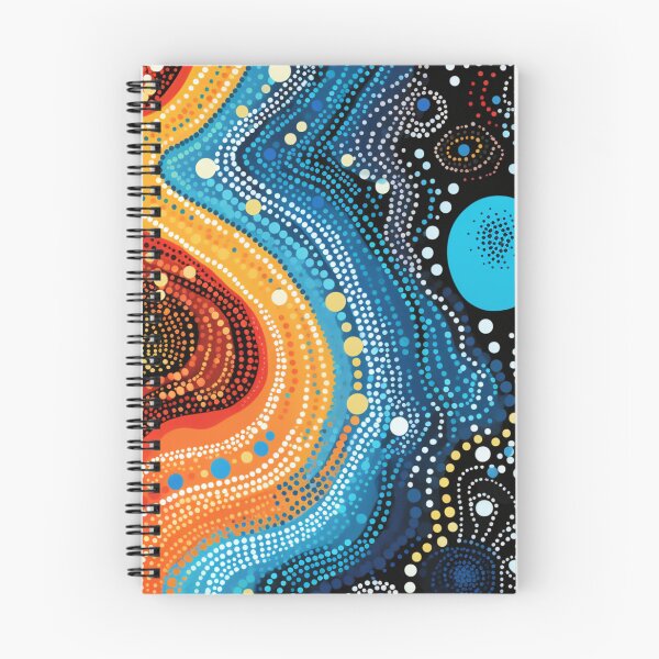 Item preview, Aboriginal Inspired Dot Art - Hot and Cold designed and sold by GrinGalore.
