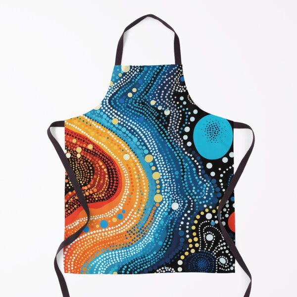 Item preview, Aboriginal Inspired Dot Art - Hot and Cold designed and sold by GrinGalore.