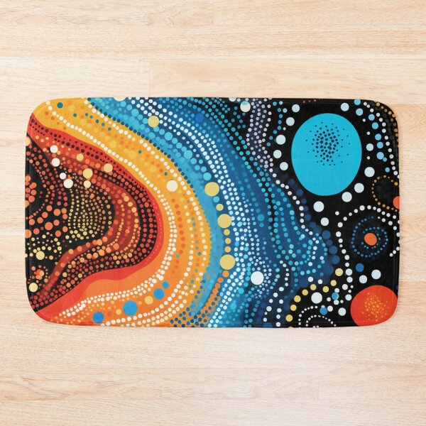 Item preview, Aboriginal Inspired Dot Art - Hot and Cold designed and sold by GrinGalore.