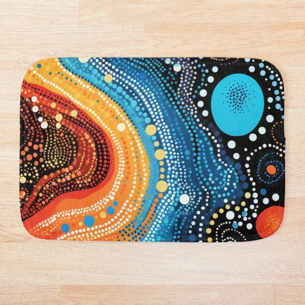 Item preview, Aboriginal Inspired Dot Art - Hot and Cold designed and sold by GrinGalore.