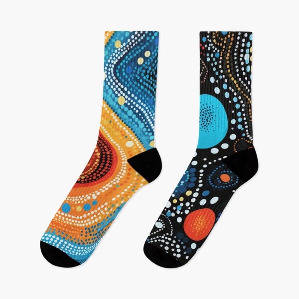 Item preview, Aboriginal Inspired Dot Art - Hot and Cold designed and sold by GrinGalore.