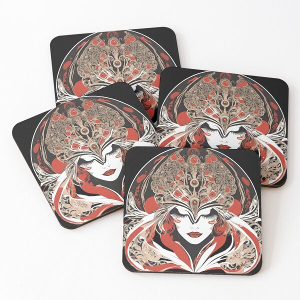 Item preview, Erte inspired Art Deco Portrait  designed and sold by CyberArtistOne.