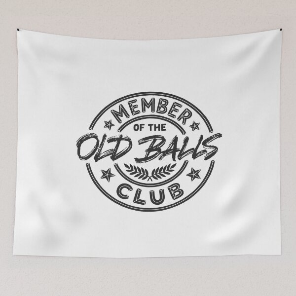 Item preview, Member of the old balls club designed and sold by Zagach Letters.