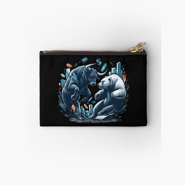 Item preview, Finance Bull Bear Fight Wall Street Gift designed and sold by Pineapple-Tree.