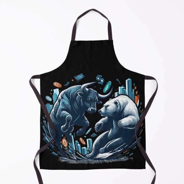 Item preview, Finance Bull Bear Fight Wall Street Gift designed and sold by Pineapple-Tree.