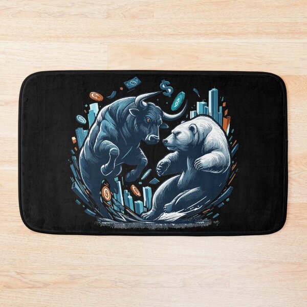 Item preview, Finance Bull Bear Fight Wall Street Gift designed and sold by Pineapple-Tree.