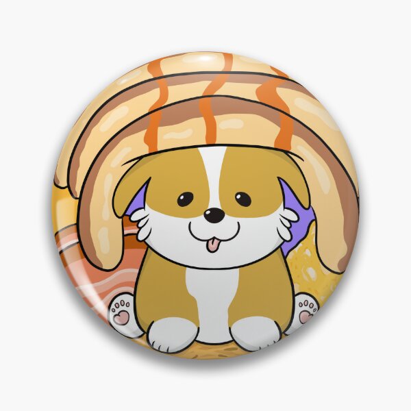 Item preview, American Breakfast Corgi designed and sold by DrawsCutePaws.