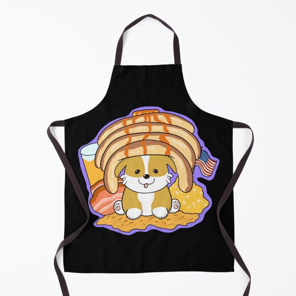 Item preview, American Breakfast Corgi designed and sold by DrawsCutePaws.