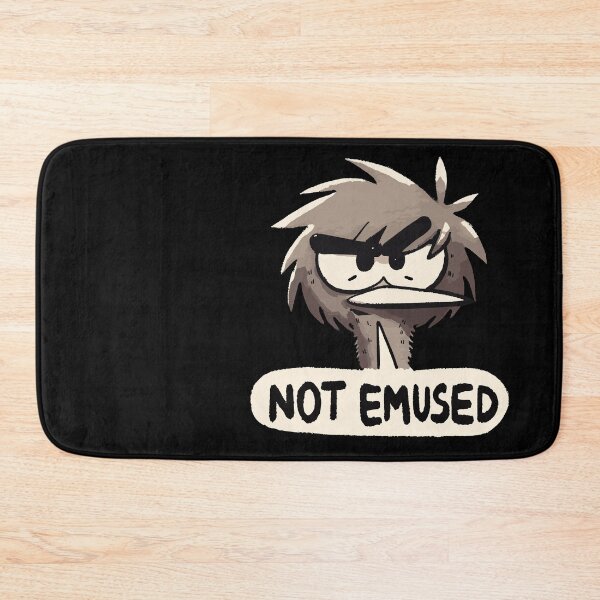Item preview, Not Emused Uninterested Emu designed and sold by DoodleDashShop.